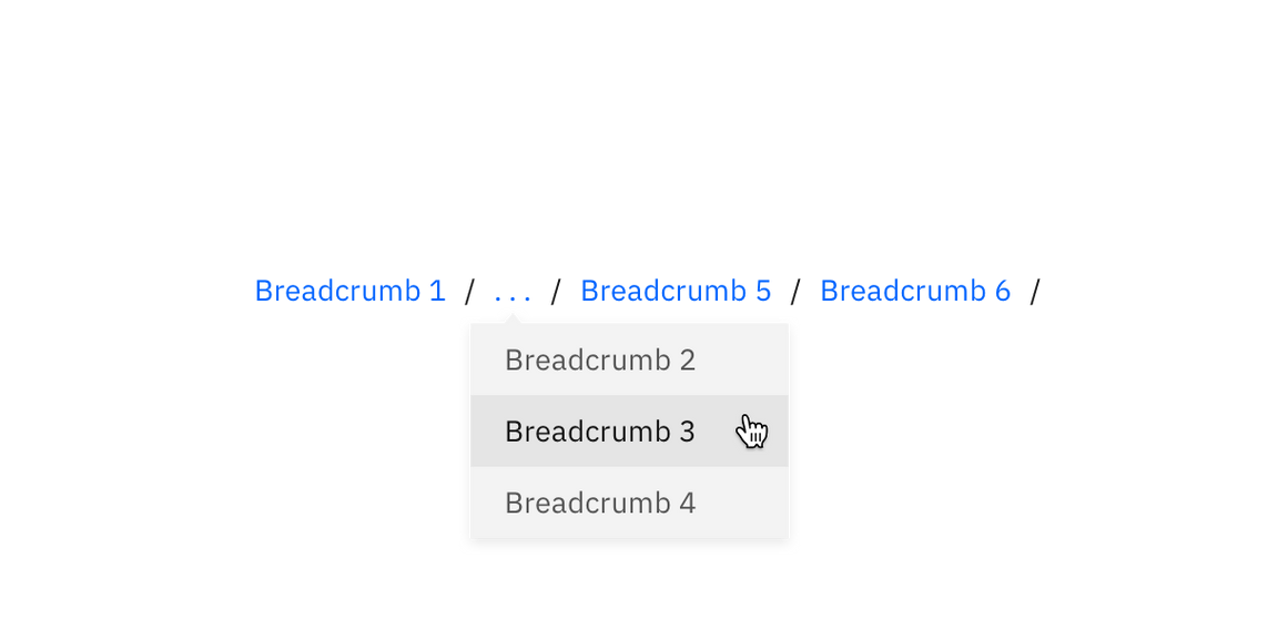 Truncated breadcrumbs